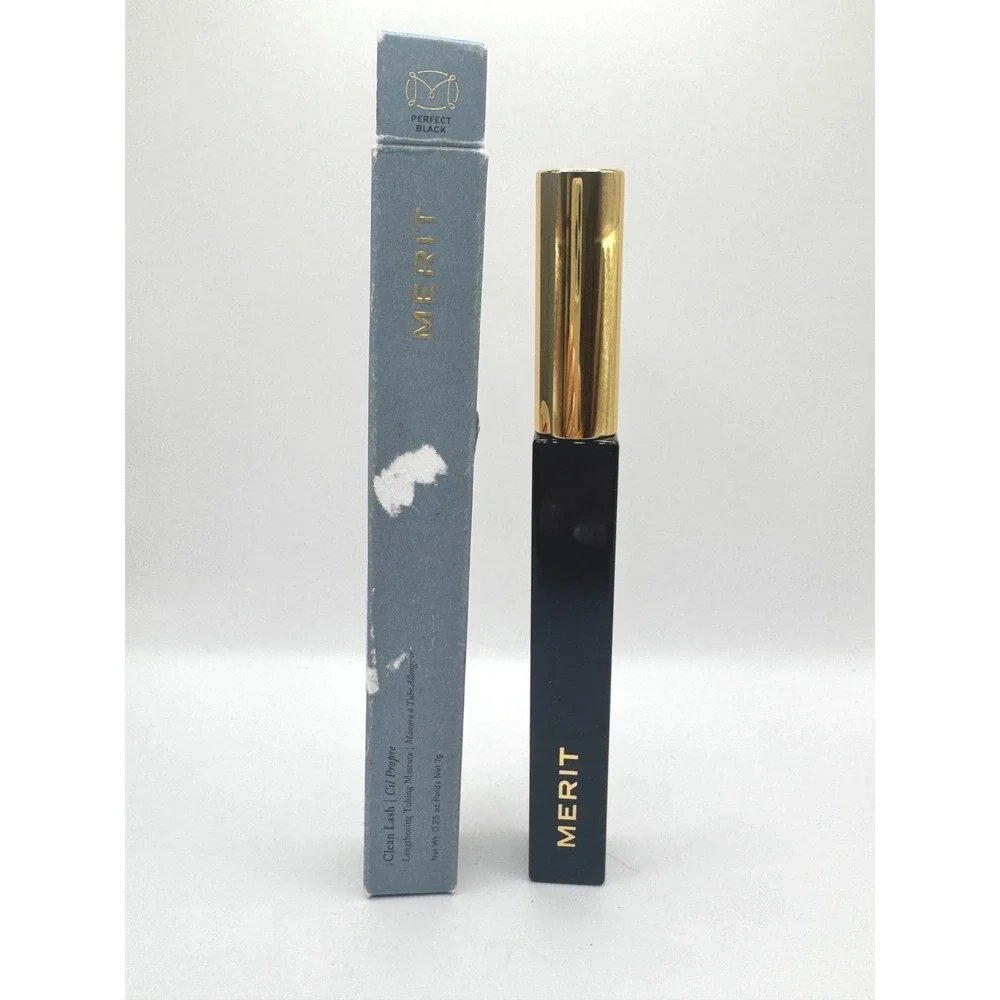 MERIT Clean Lash Lengthening Tubing Mascara Perfect Black NIB